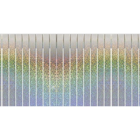 Slinger holografische feest versiering franjeslinger 6 meter