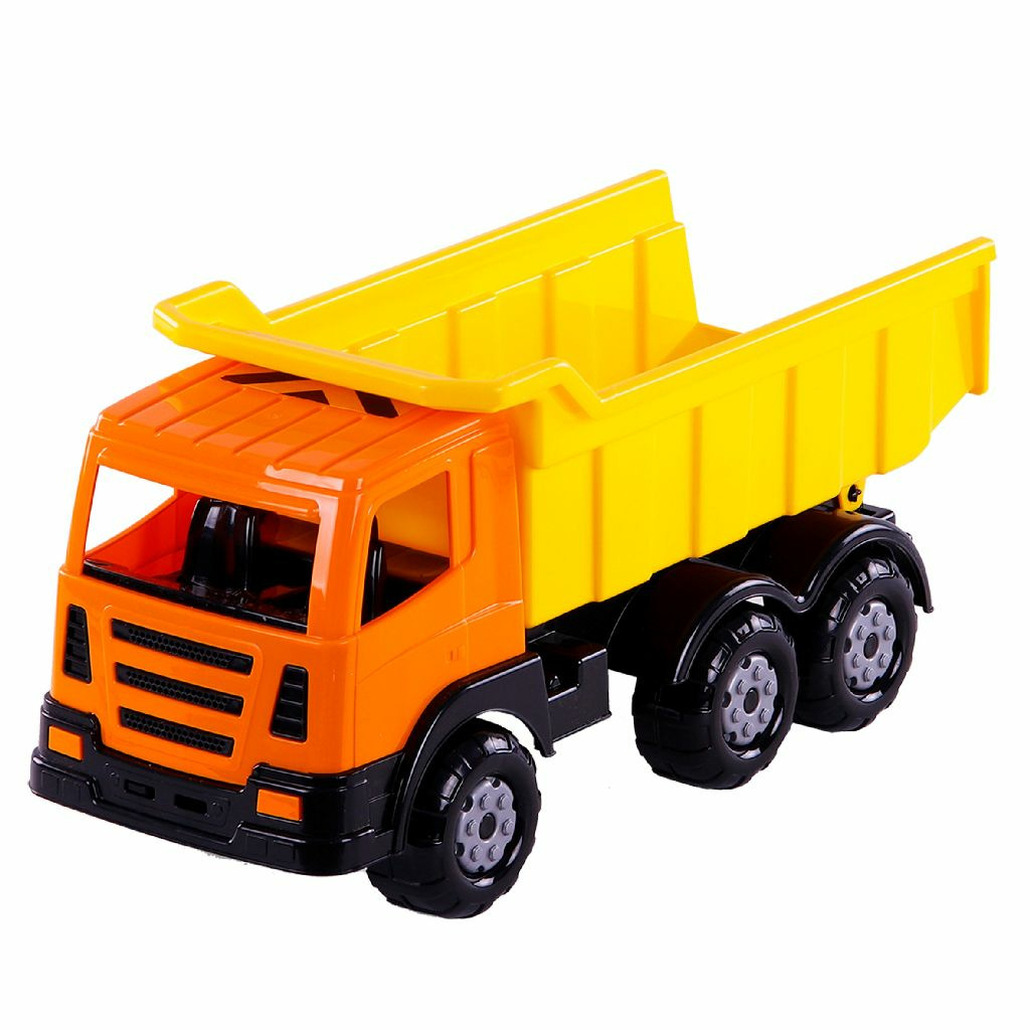 Speelgoed rvrachtwagen met oplegger voor jongens 41 cm