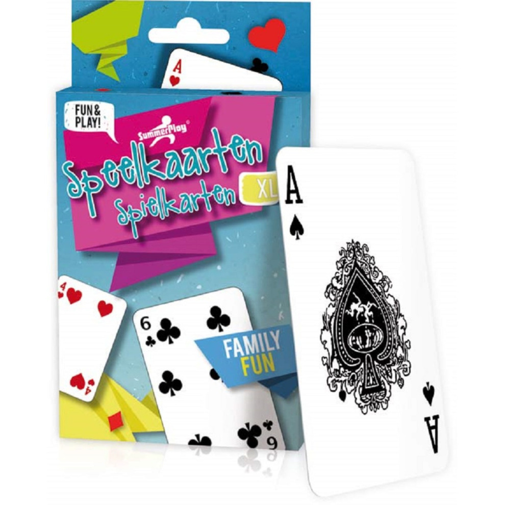 Summerplay Speelkaarten XL - L12,5 x B8,5 cm - speelgoed
