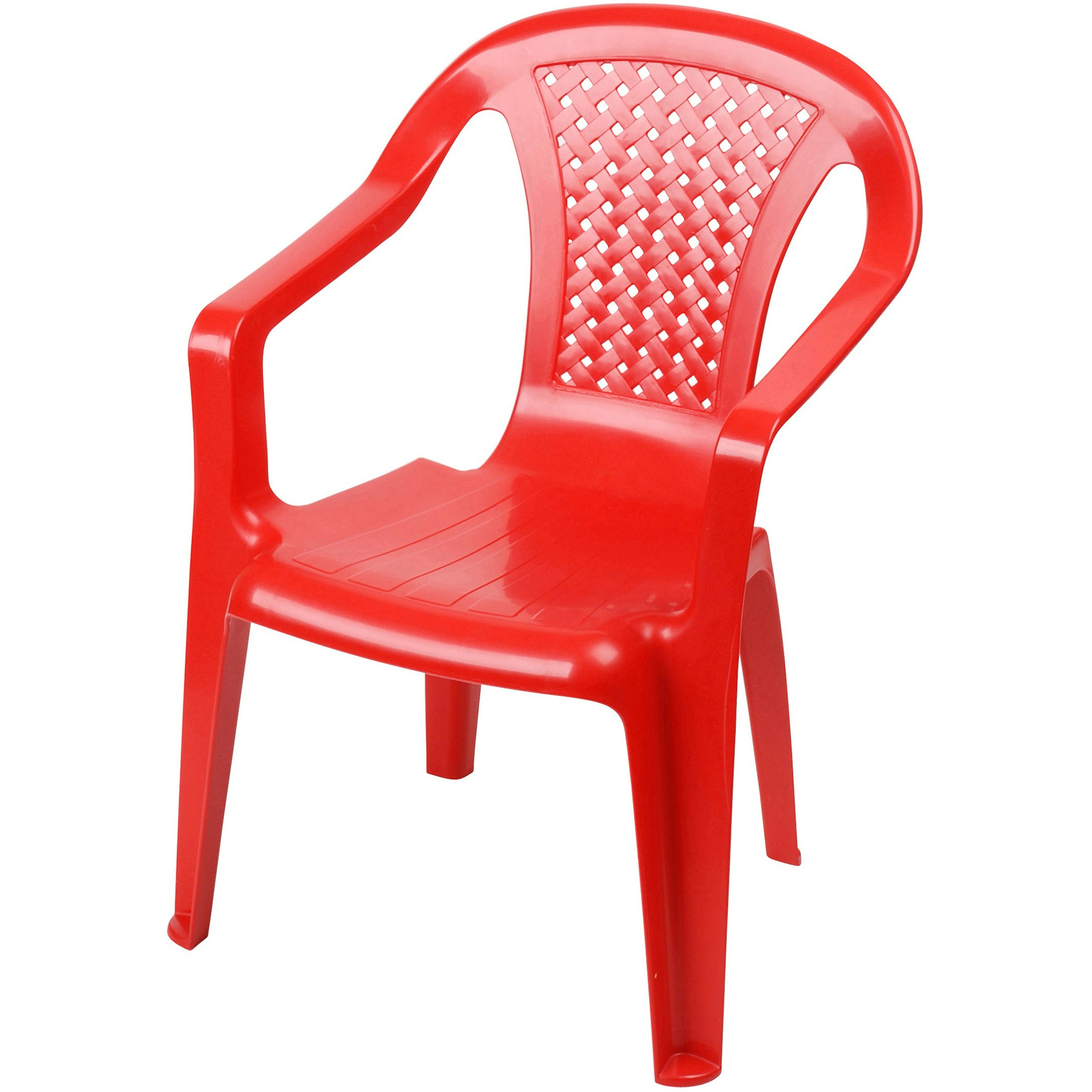 Sunnydays Kinderstoel rood kunststof buiten-binnen L37 x B35 x H52 cm tuinstoelen