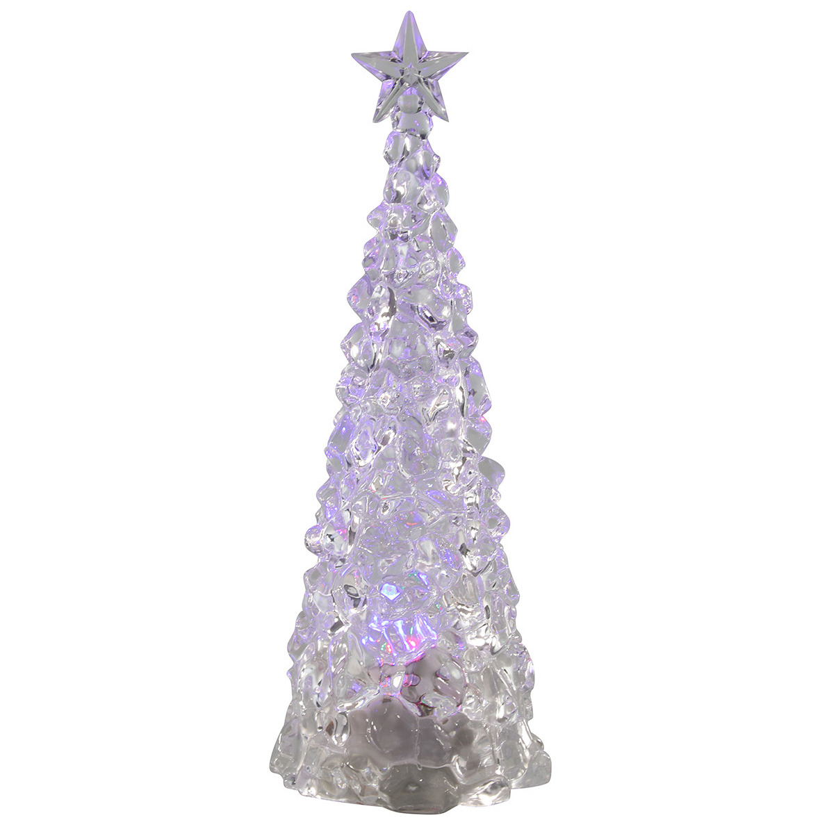 Svenska Living decoratie kerstboompjes met verlichting 30 cm- acryl