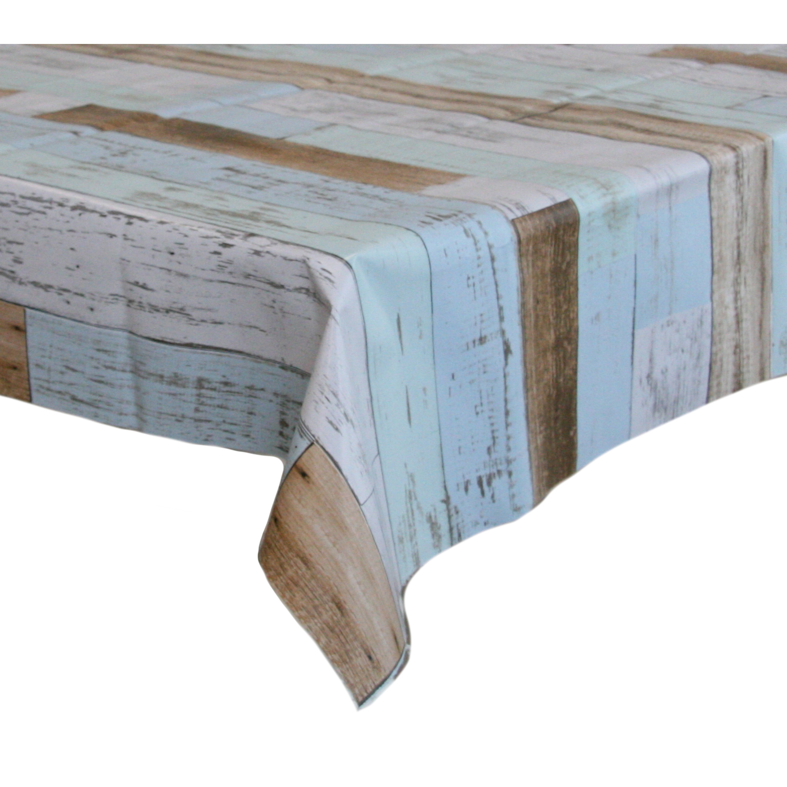 Tafelzeil-tafelkleed houten planken print 140 x 180 cm