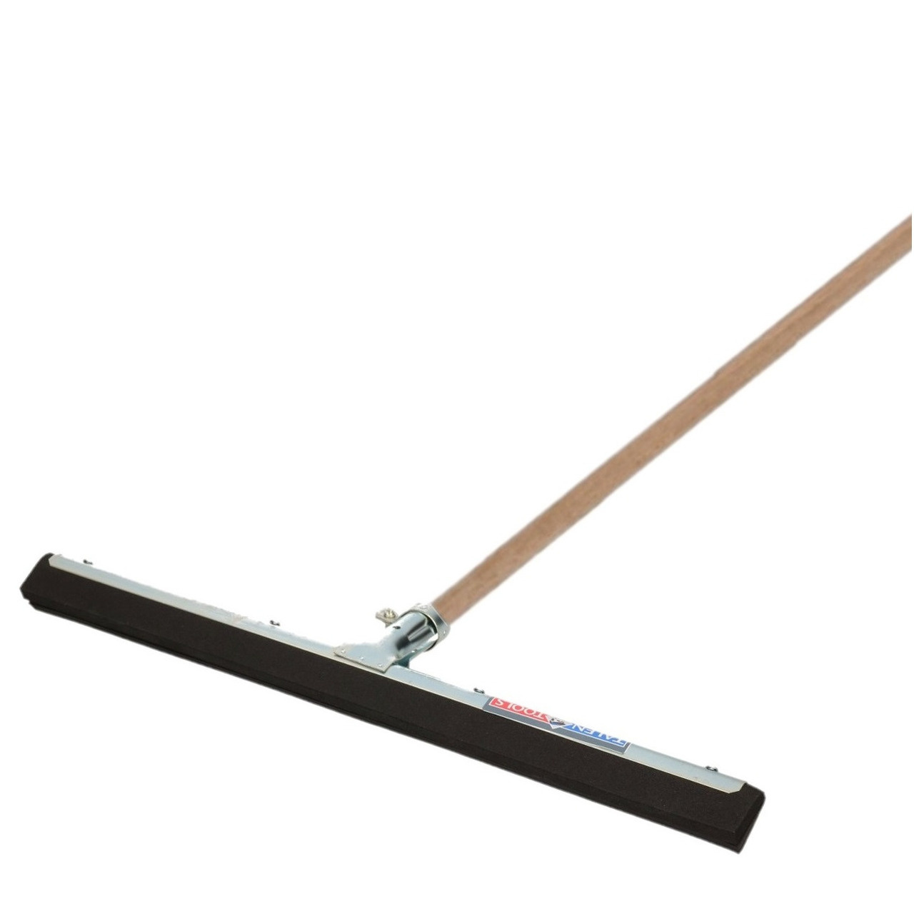 Talen Tools Vloer-douche trekker rubber 45 cm houten steel 130 cm