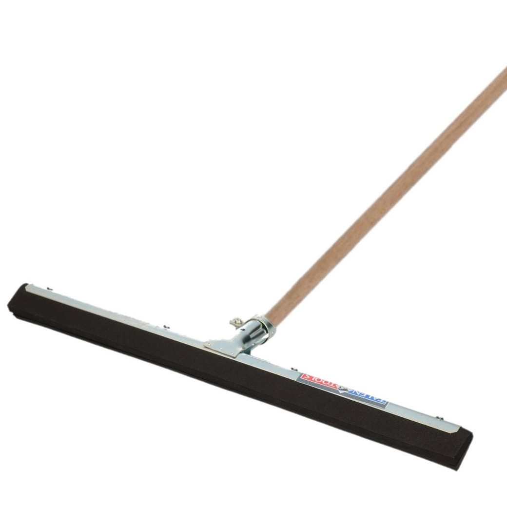 Talen Tools Vloer-douche trekker rubber 45 cm houten steel 140 cm