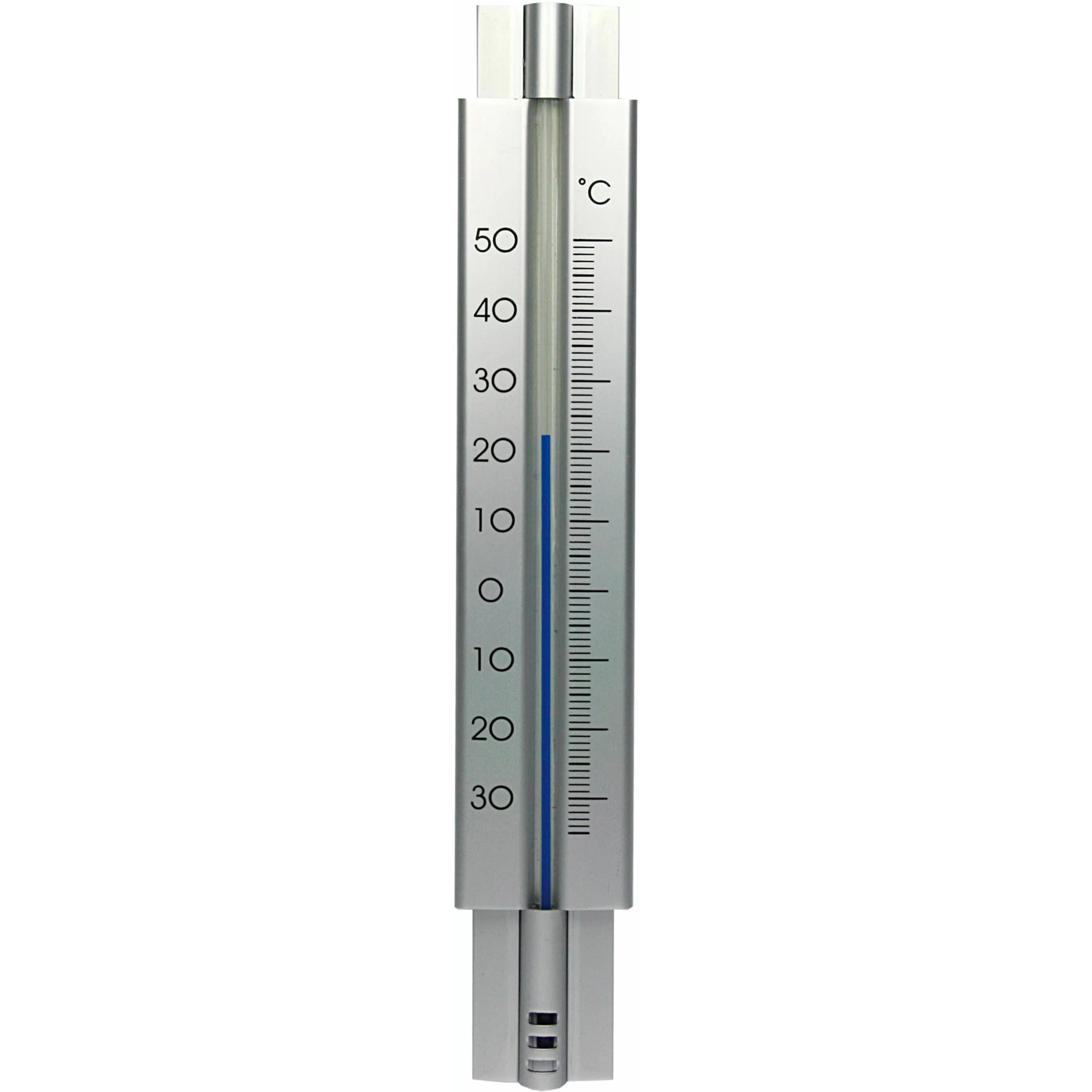Thermometer buiten metaal 30 cm