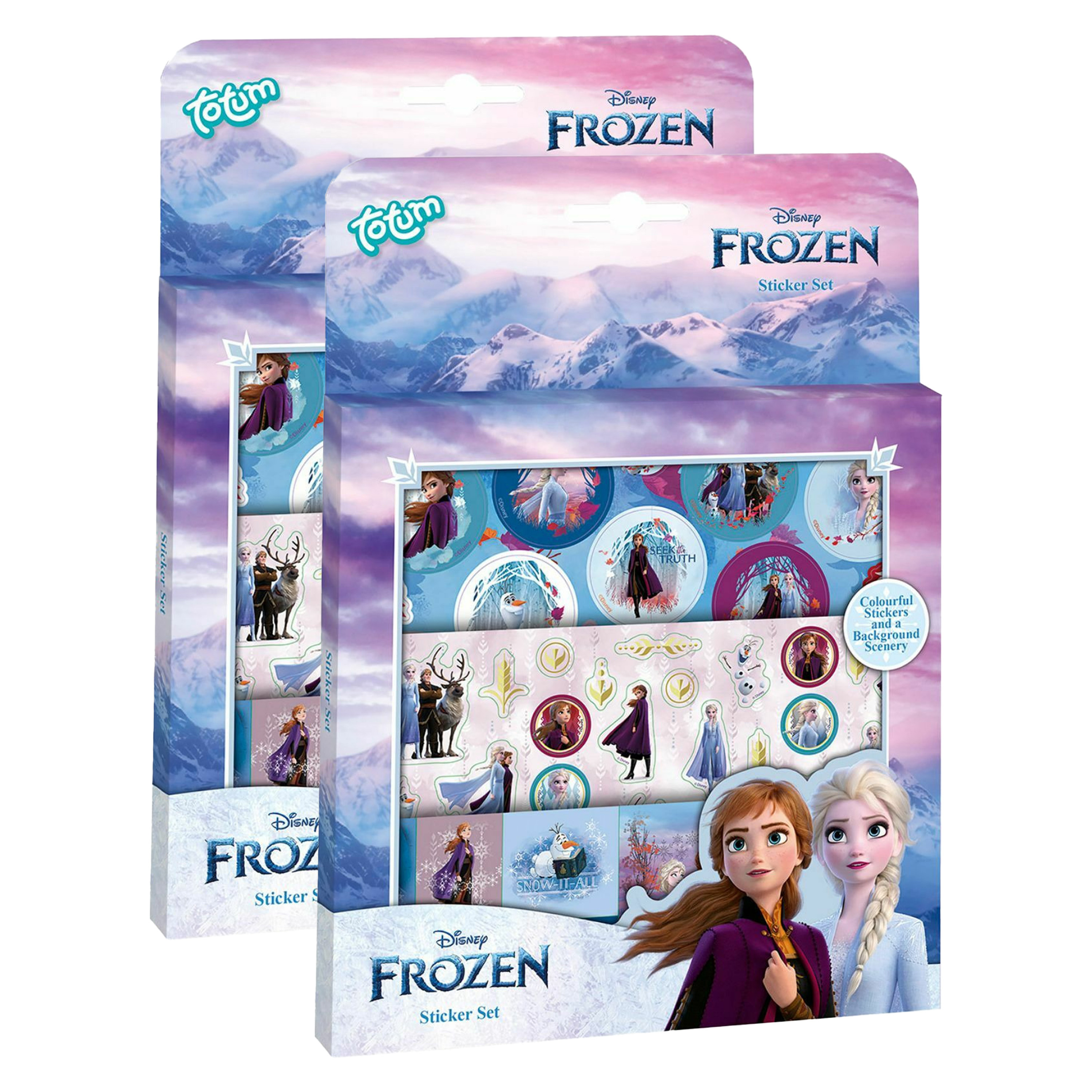 Totum Disney Frozen stickerbox 6x vellen voor kinderen