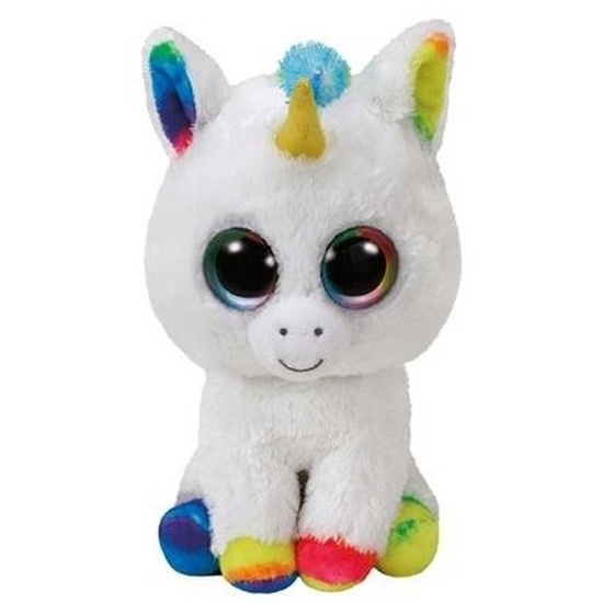 Unicorn knuffel Ty Beanie Pixy 24 cm