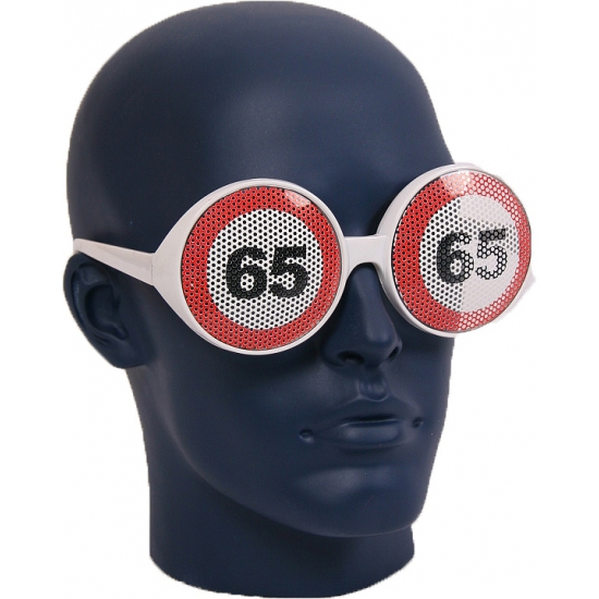 Verkeersbord bril 65 jaar