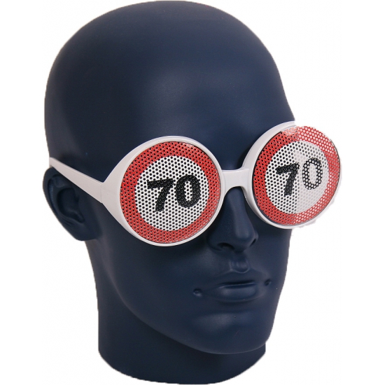 Verkeersbord bril 70 jaar