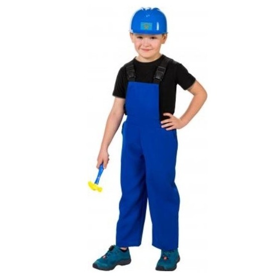 Verkleed overall bouwvakker voor kinderen