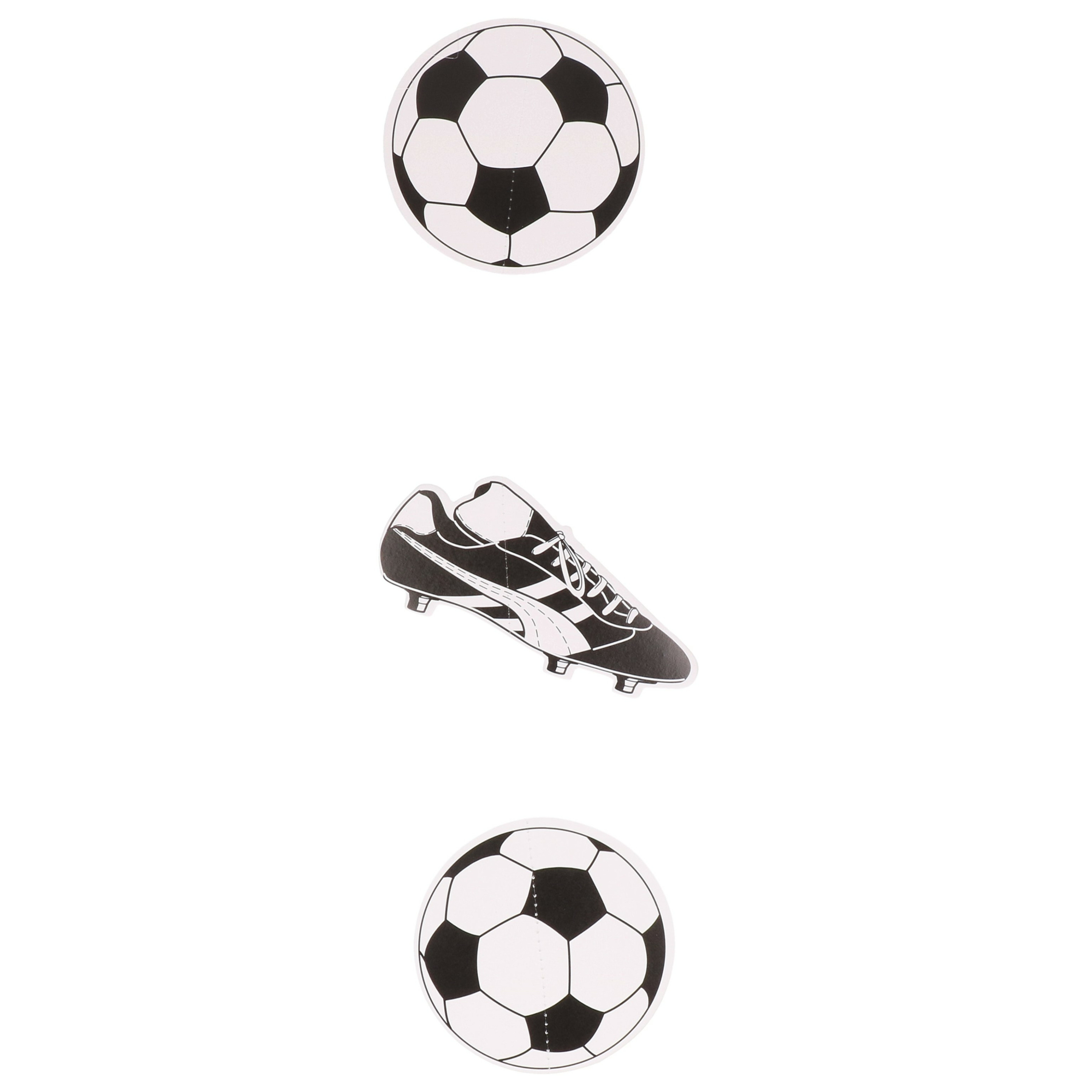 Voetbal versiering-slinger voetbalschoenen-bal slinger