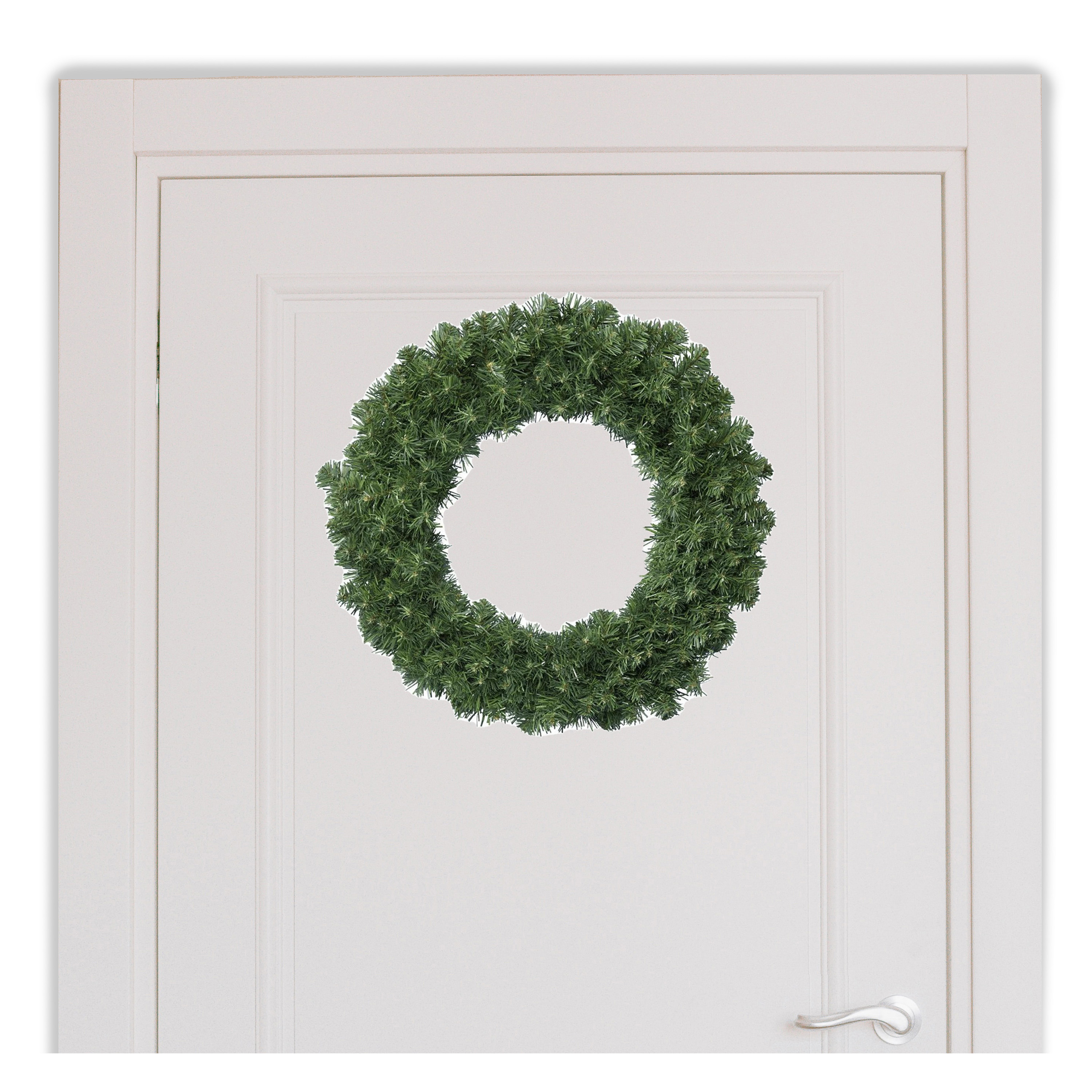 Voordelige groene deurkransen kerstkransen 50 cm