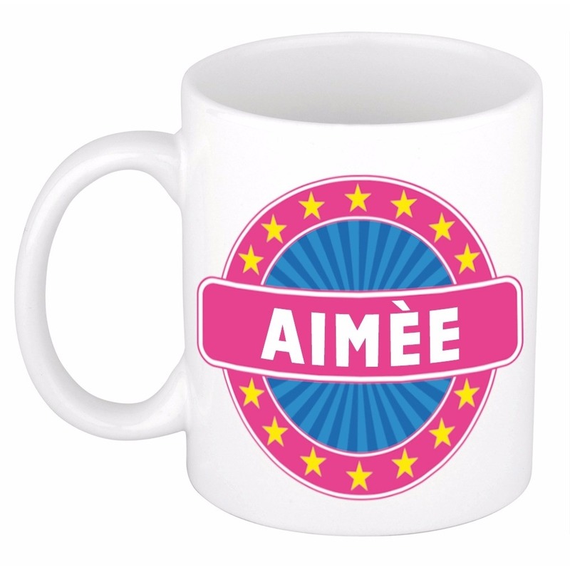 Voornaam Aimee koffie-thee mok of beker