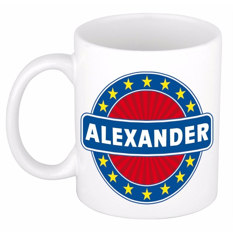 Voornaam Alexander koffie-thee mok of beker
