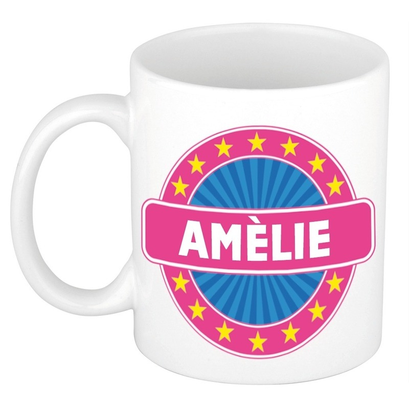 Voornaam Amelie koffie-thee mok of beker