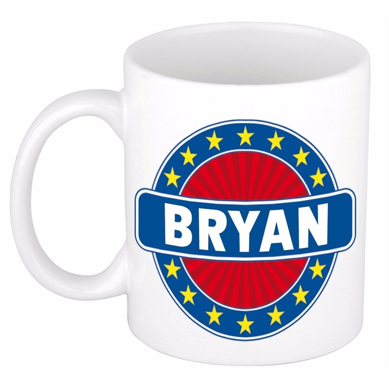 Voornaam Bryan koffie-thee mok of beker
