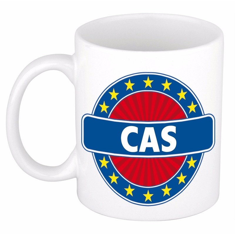 Voornaam Cas koffie-thee mok of beker