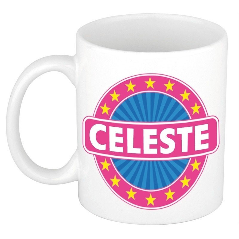 Voornaam Celeste koffie-thee mok of beker