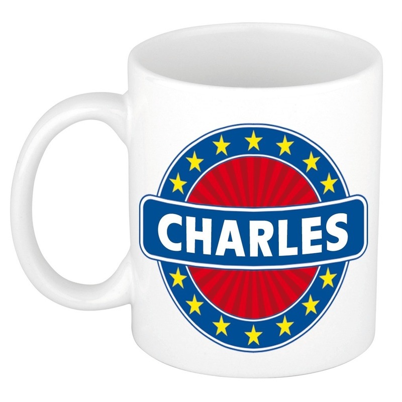 Voornaam Charles koffie-thee mok of beker