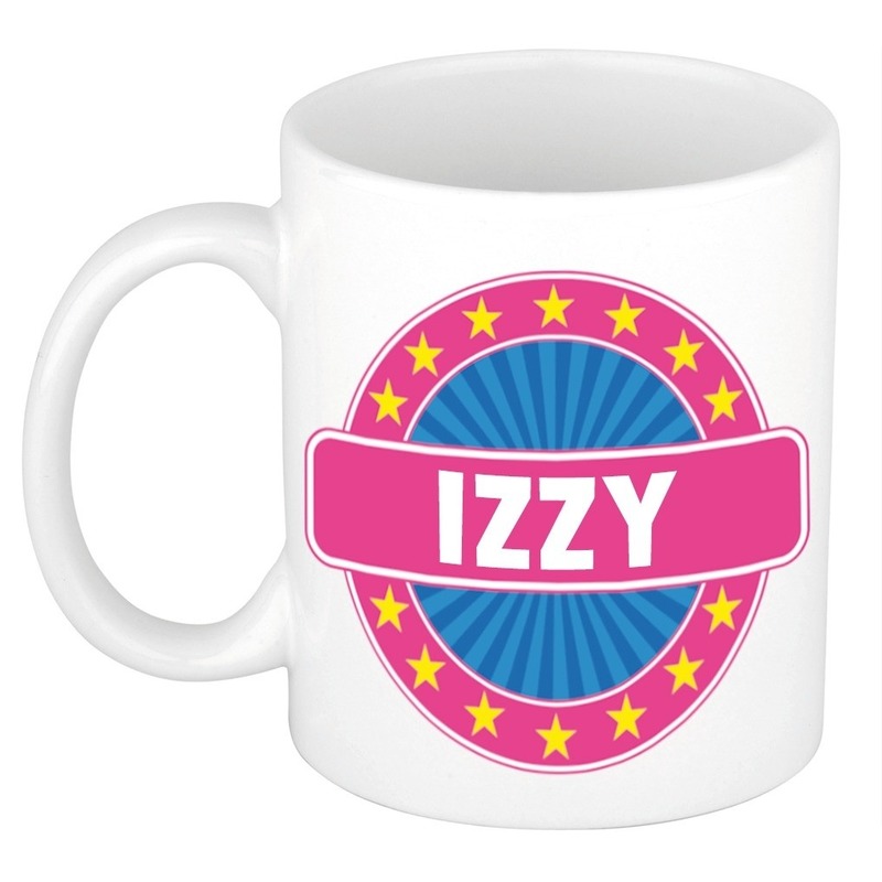 Voornaam Izzy koffie-thee mok of beker