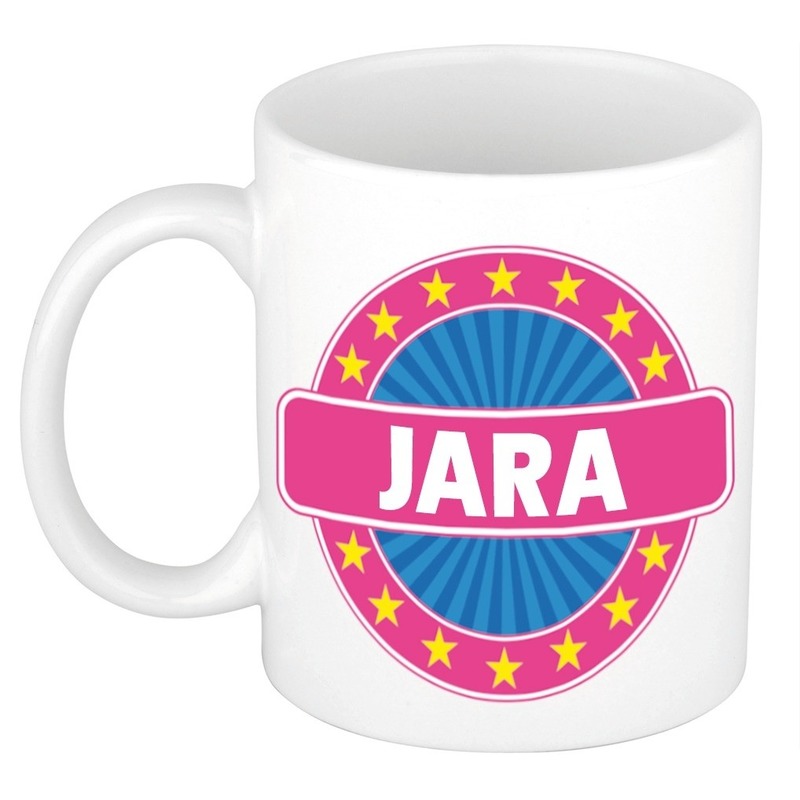 Voornaam Jara koffie/thee mok of beker
