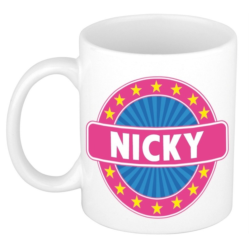 Voornaam Nicky koffie-thee mok of beker