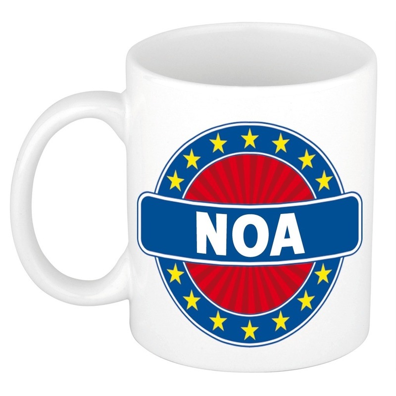 Voornaam Noa koffie-thee mok of beker