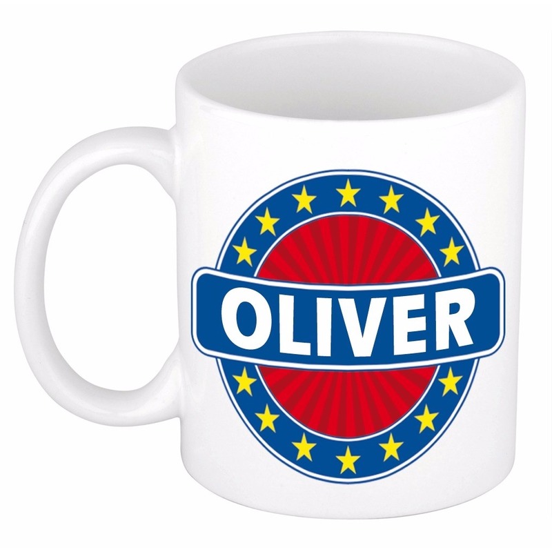 Voornaam Oliver koffie-thee mok of beker
