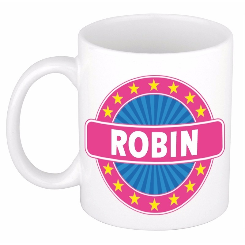 Voornaam Robin koffie-thee mok of beker