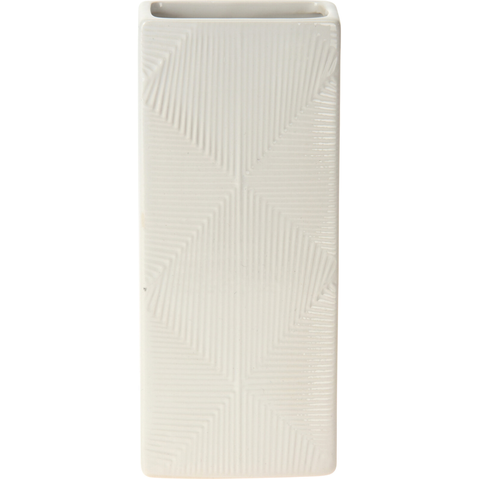 Waterverdamper radiator wit met relief kunststeen 18 cm luchtbevochtiger
