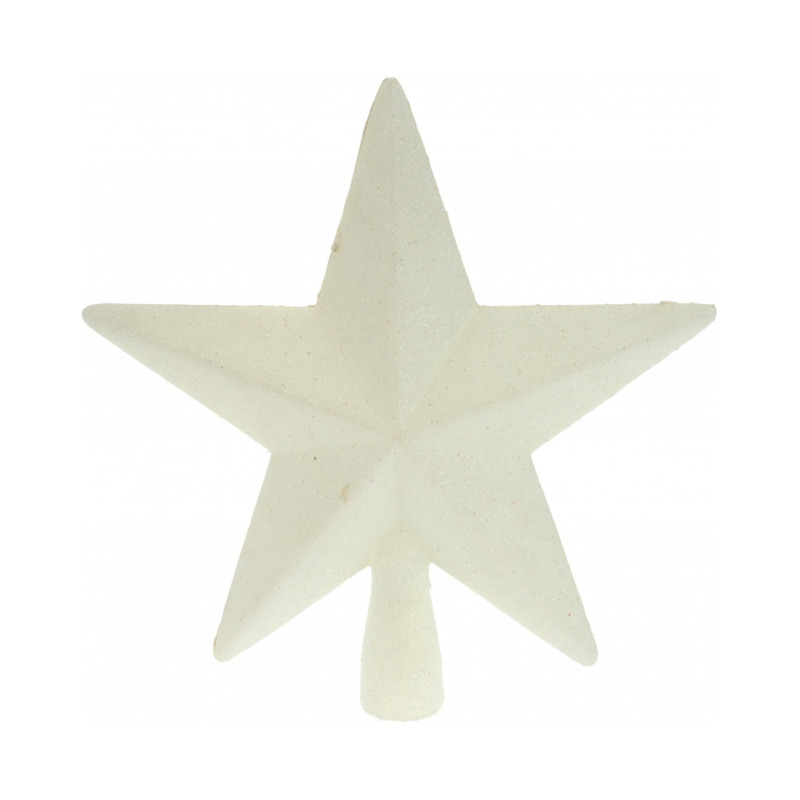Witte onbreekbare ster piek