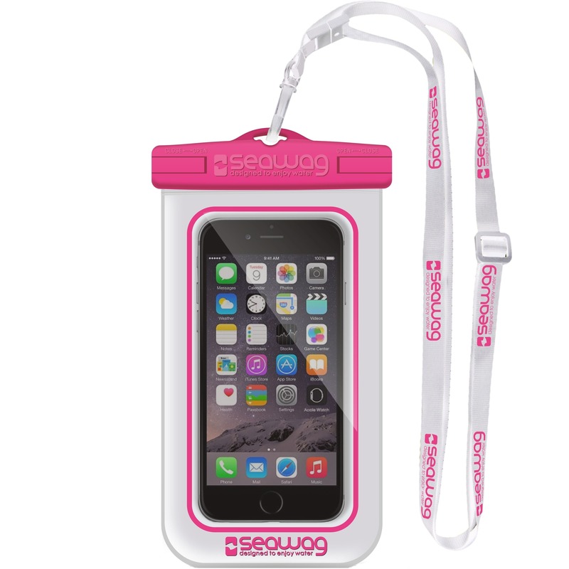 Witte-roze waterbestendige universele smartphone-mobiele telefoon hoes met polsband