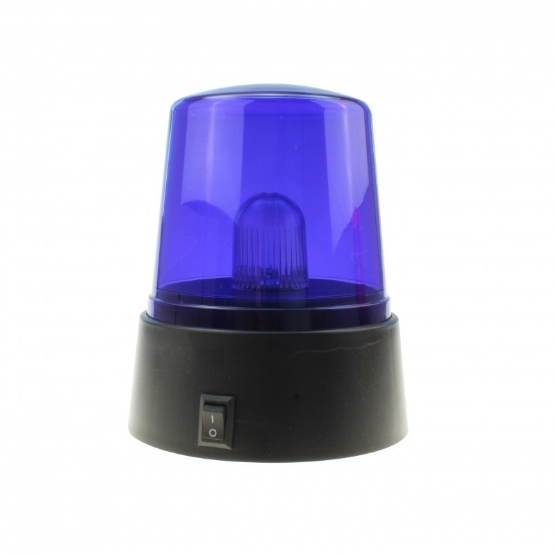 Zwaailamp-zwaailicht met blauw LEDlicht 11 cm