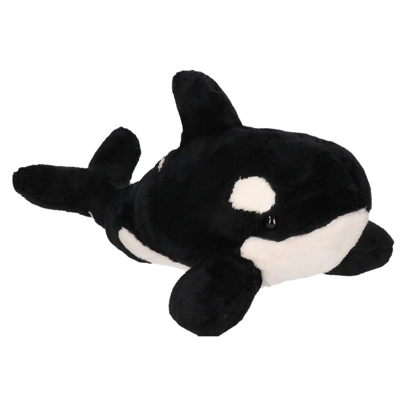 Zwart-witte orka knuffels 36 cm knuffeldieren
