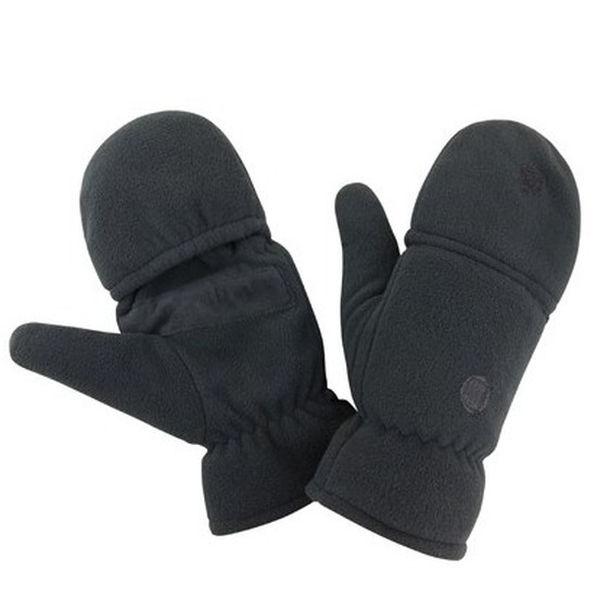 Zwarte wanten-handschoenen voor dames-heren