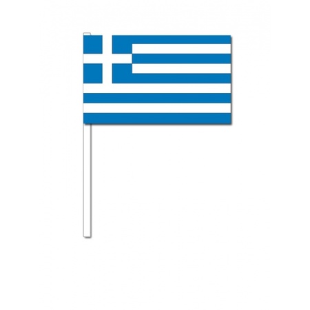 Zwaaivlaggetjes Griekenland 10 stuks