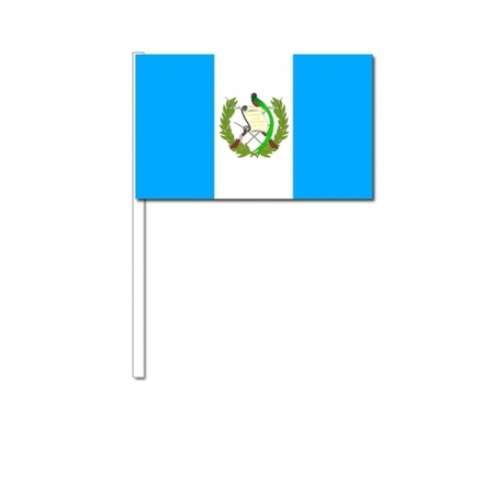 Zwaaivlaggetjes Guatemala 10 stuks