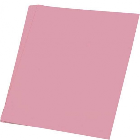 100 sheets light pink A4 hobby paper