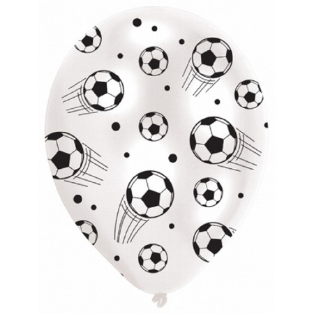 12x pieces Soccer theme balloons