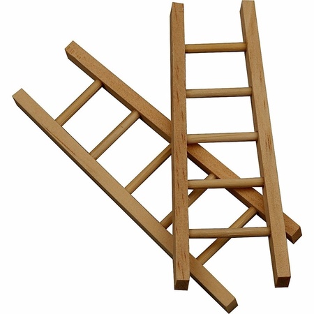 Mini ladders 10 x 3.5 cm 18x pieces
