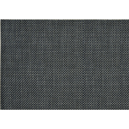 1x stuk Placemats antraciet grijs gevlochten/geweven print 45 x 30 cm