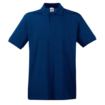 2-Pack maat XL donkerblauw/navy premium polo t-shirt / poloshirt van katoen voor heren