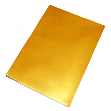 200 sheets gold A4 hobby paper
