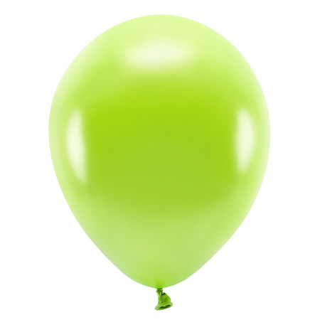 200x Light green/lime green balloons 26 cm eco/biodegradable