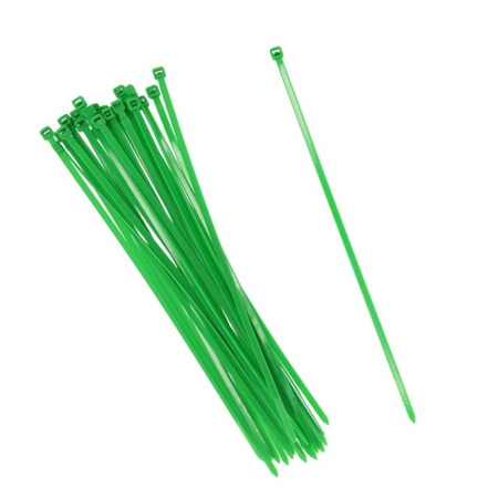 Setje van 40x stuks Kabelbinders/tie-wraps groen 40-45 cm van 7.2 mm breed