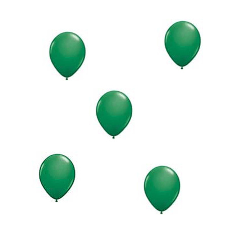 25x stuks groene verjaardag ballonnen