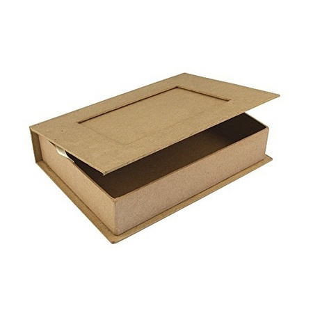 2x Paper box book 16 cm