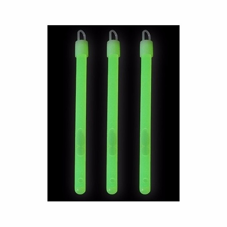 Lichtgevende glow sticks groen 3 st