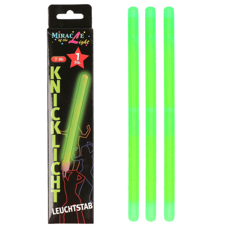 Lichtgevende glow sticks groen 3 st