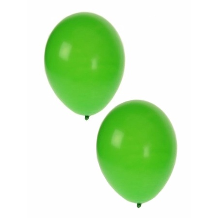 Voordelige groene ballonnen 40x stuks